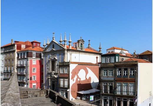 Porto, place de l'Église Sao Francisco