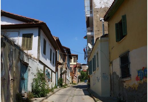 Thessalonique, ruelle de la ville haute