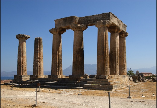 Ancienne Corinthe, temple d'Apollon #01