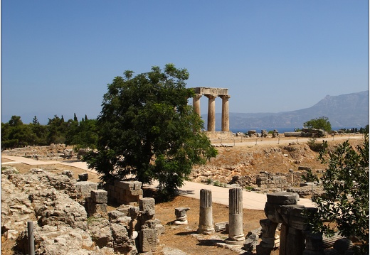 Ancienne Corinthe, temple d'Apollon #03