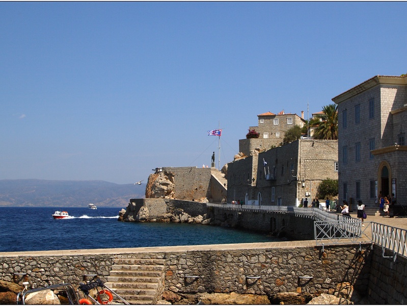 Hydra, port et fortifications #03