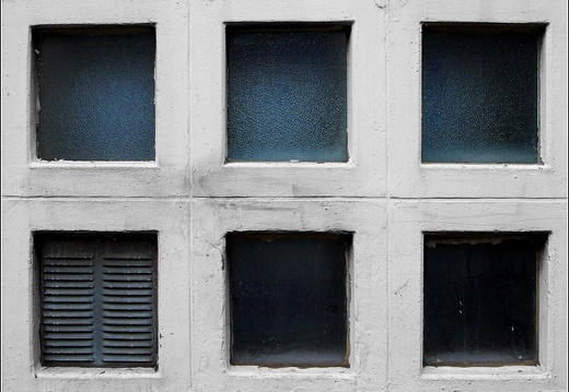 Brest, vitres bleu mer