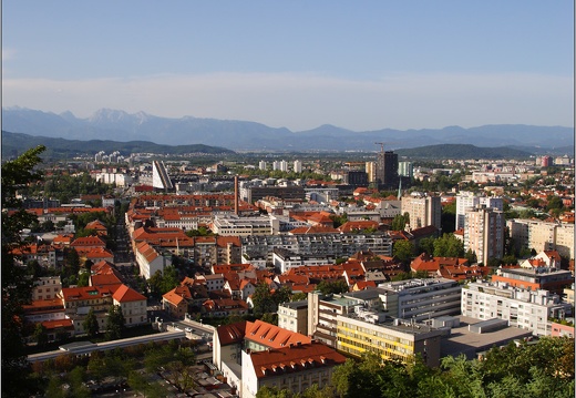 Ljubljana, ville (vue du château) #01