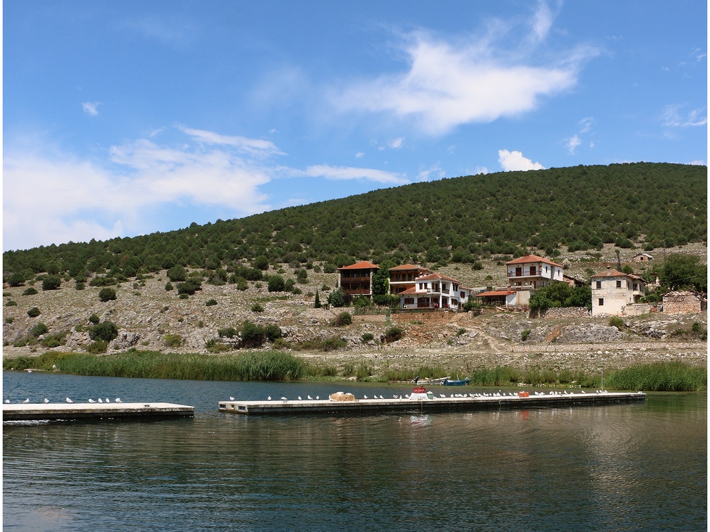 Psarades, vue sur le lac Prespa #03