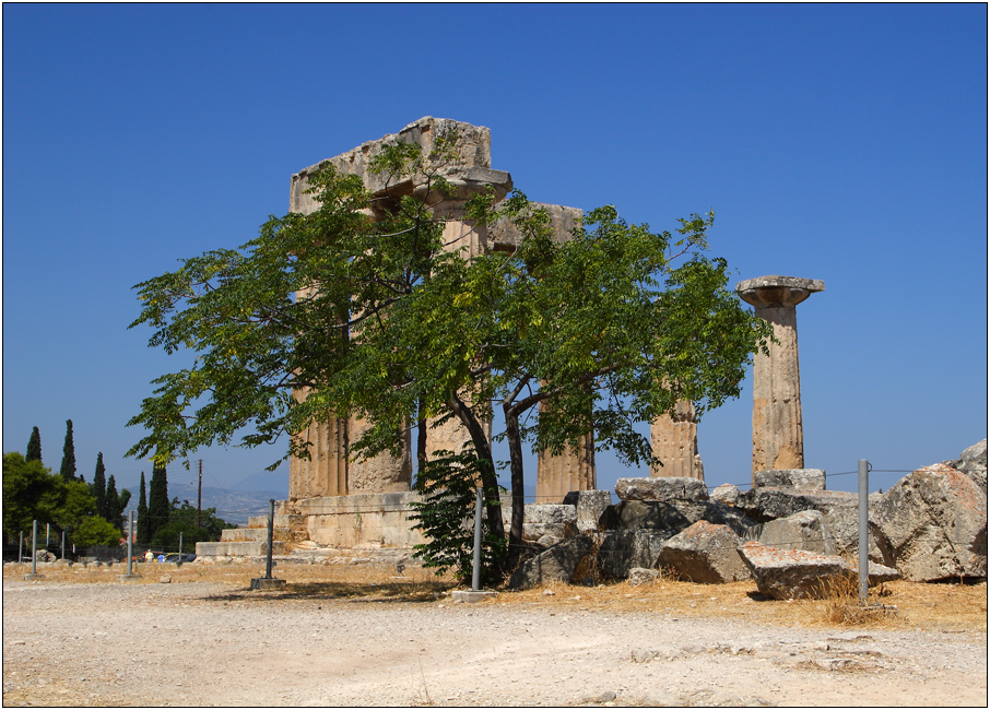 Ancienne Corinthe, temple d'Apollon #02